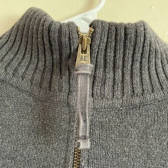 American Eagle Quarter-Zip Sweater - Picture 2 of 8